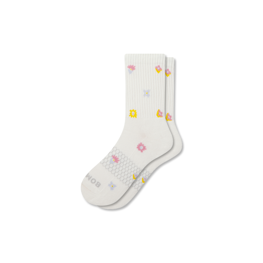 Women’s Garden Party Half Calf Socks - Breathable Hike Move