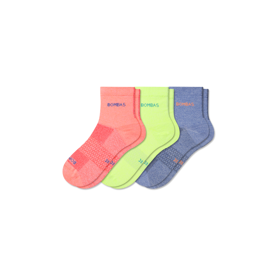 Women's UltraLite Sport Quarter Sock 3-Pack - Studio Office Pair