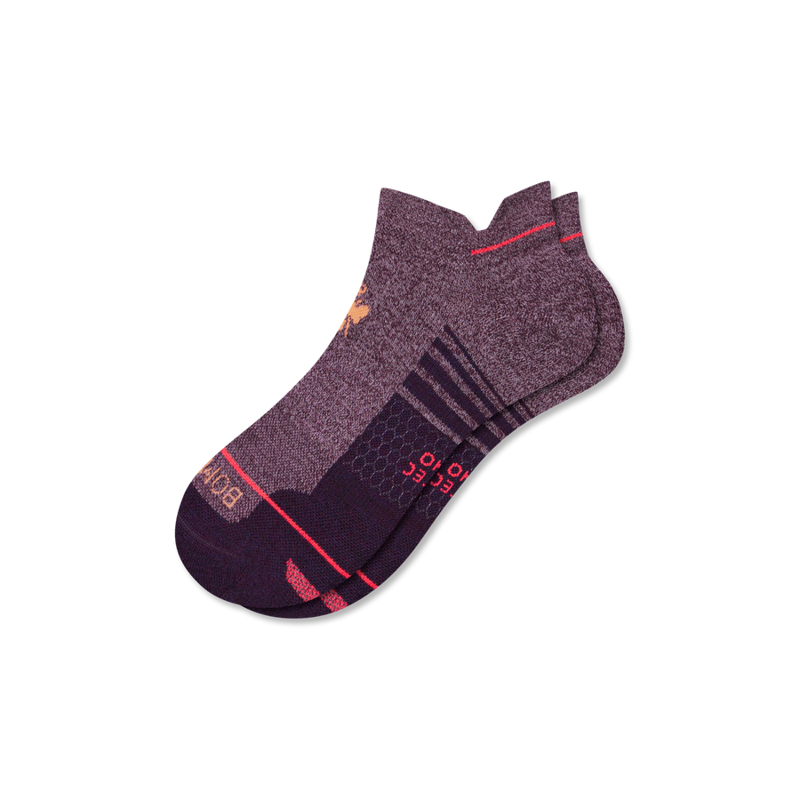 Men's Merino Wool Blend Run Ankle Socks - Breathable Recovery Fit