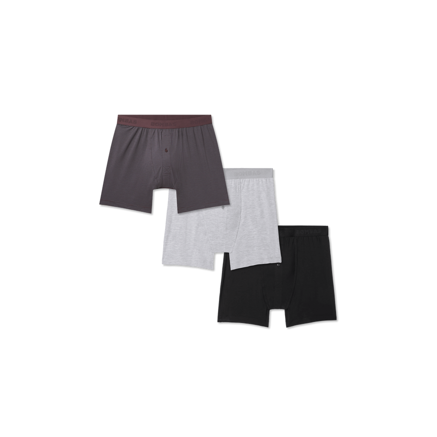 Men's Cotton Modal Blend Boxer 3-Pack - Gentle Layer Support