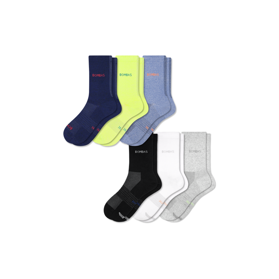Men's UltraLite Sport Half Calf Sock 6-Pack - Comfort Recovery Step
