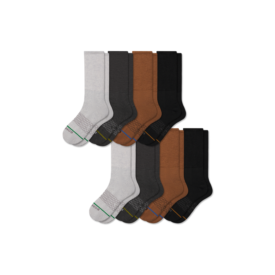 Women's Merino Blend Ultra-Stretch Calf Sock 8-Pack - Office Ready