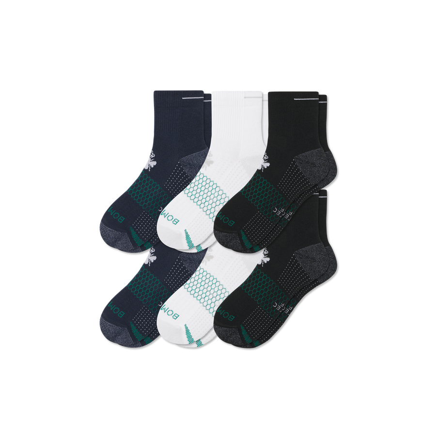 Women's Golf Quarter Sock 6-Pack - Daily Cushion