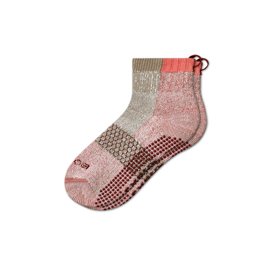 Women's Merino Wool Blend Gripper House Socks - Daily Court Step