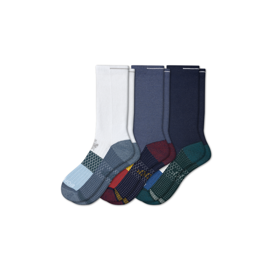 Men's Golf Calf Sock 3-Pack - Steady Lounge Cushion