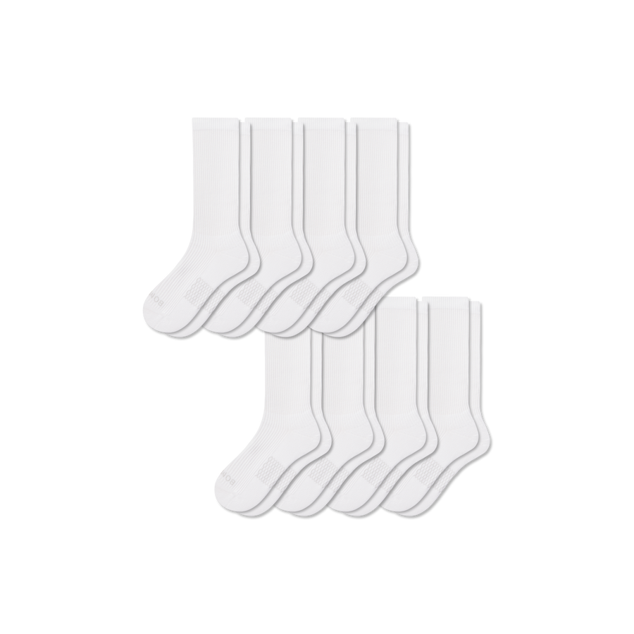 Women's Modern Rib Calf Sock 8-Pack - Weekend Run Fit